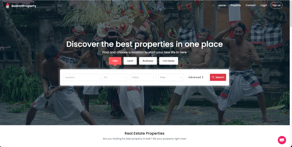 Hero Search & Filter Multi-Kriteria Properti